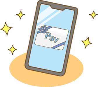 QUOカードPayのイメージイラスト
